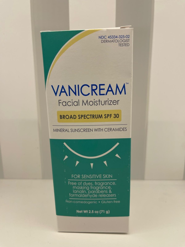 Vanicream Facial Moisturizer Broad Spectrum SPF30 71g